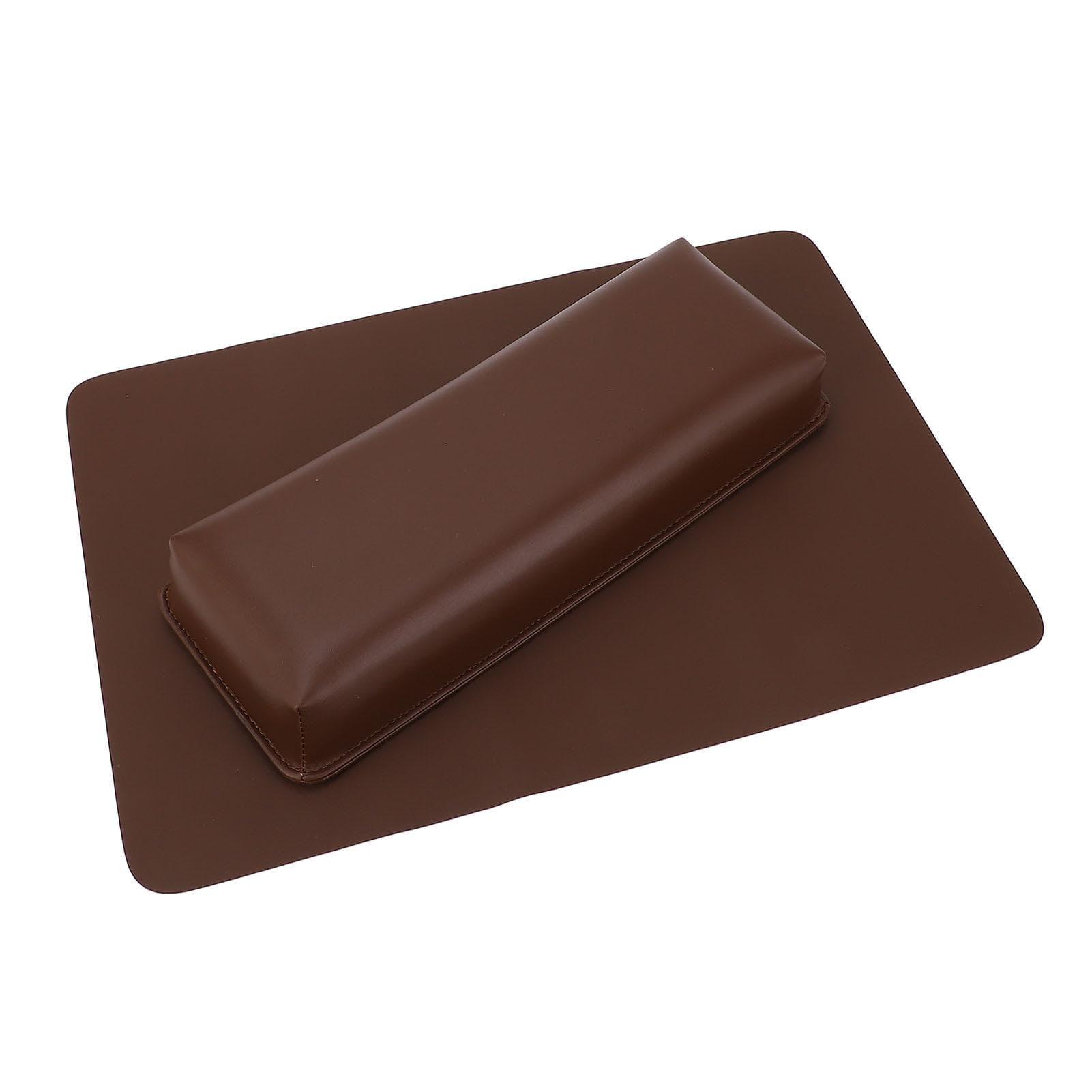 Nail Art Hand Pillow with Rectangular Dual Color Pad PU Leather Wrist Rest Cushion for Salon and