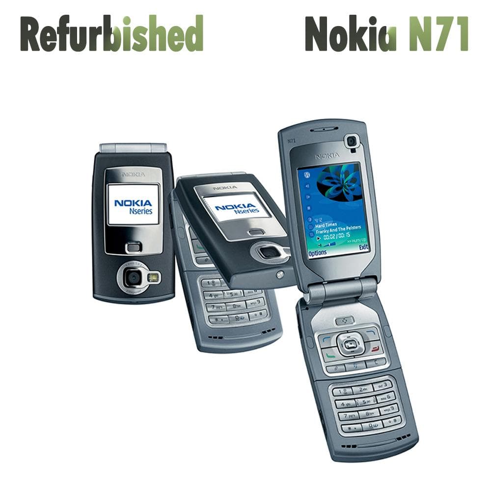 Refurbished Nokia Original Nokia N71 Mobile Phone With 1 SIM Simple set gray