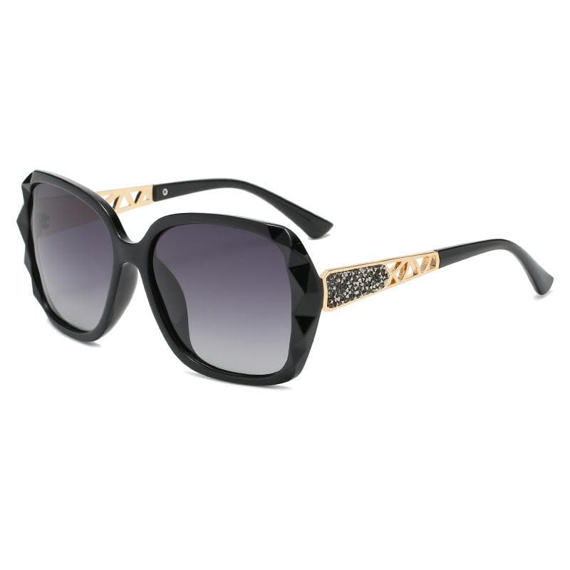 New Diamond-encrusted Ladies Sunglasses UV Protection High Fashion Summer Accessories