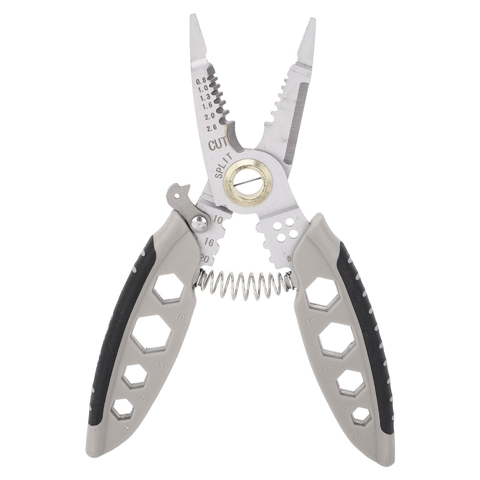 16 in 1 Electrician Pliers 7 Inch Cable Stripper Tool for Wire Crimping Stripping Winding Cutting