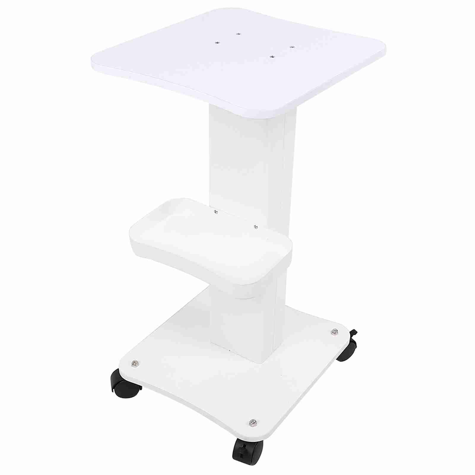 Professional ABS Beauty Salon Trolley Salon Pedestal Rolling Cart Wheel Stand