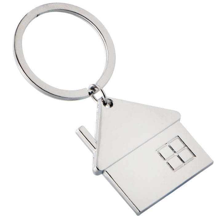 Men Cartoon House With Window Keychain Women Cute Key Ring Creative Key Holder Charm Party Gifts