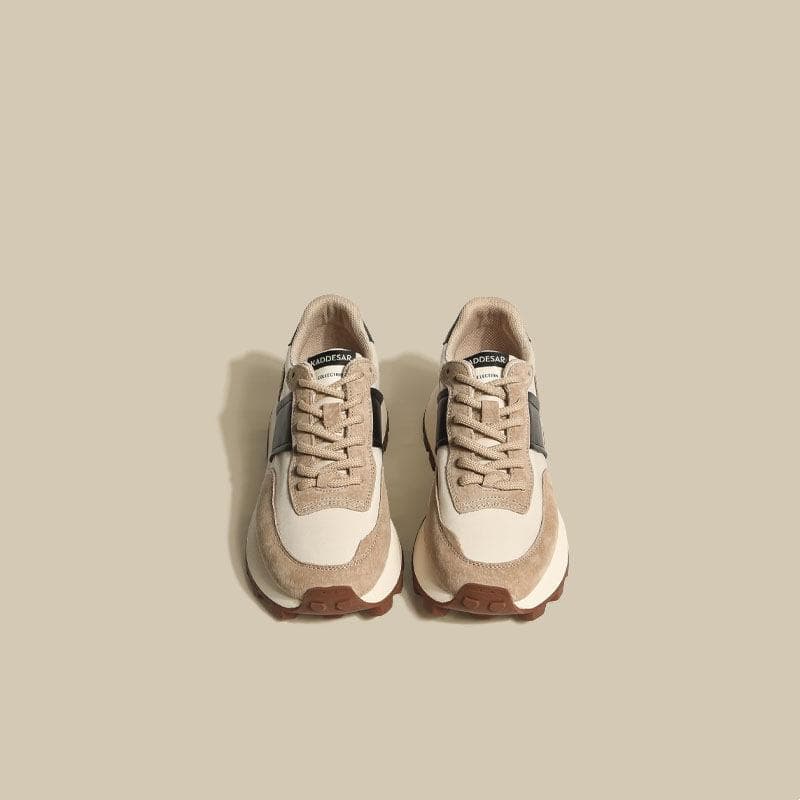 Waffle Forrest Gump Shoes Women's Autumn New European Station Thick-soled Casual Sports Daddy Shoes Trend 36