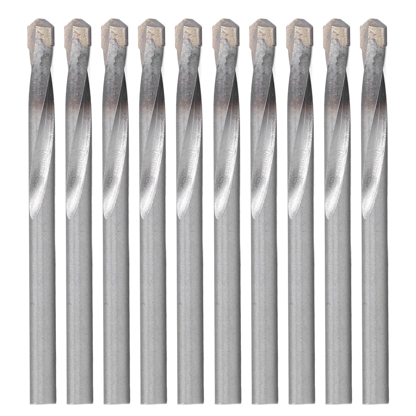 10Pcs Cemented Carbide Twist Drill Tungsten Steel Drills Bit for Stainless Steel 5.5mm Diameter