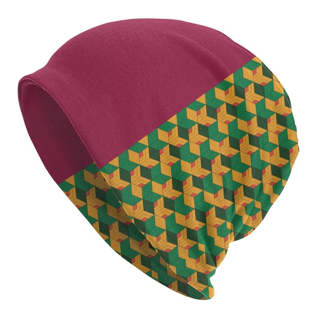 Demon Slayer Kimetsu No Yaiba Anime Skullies Beanies Winter Warm Slouchy Beanie Hat Inosuke Hashibira Knit Bonnet Cap for Ski Skullies Beanie Hat