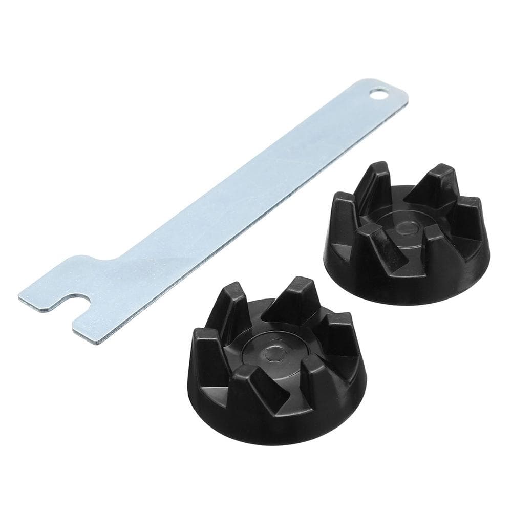 2Pcs Blender Rubber Coupler Gear Clutch with Removal Tool for Kitchen Aid black