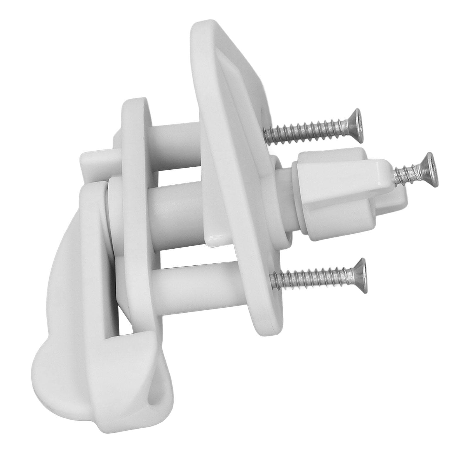 2 Set Pontoon Boat Gate Latch Square Frame Pontoon Boat Replacement Door Latches for 1 to 1.25in