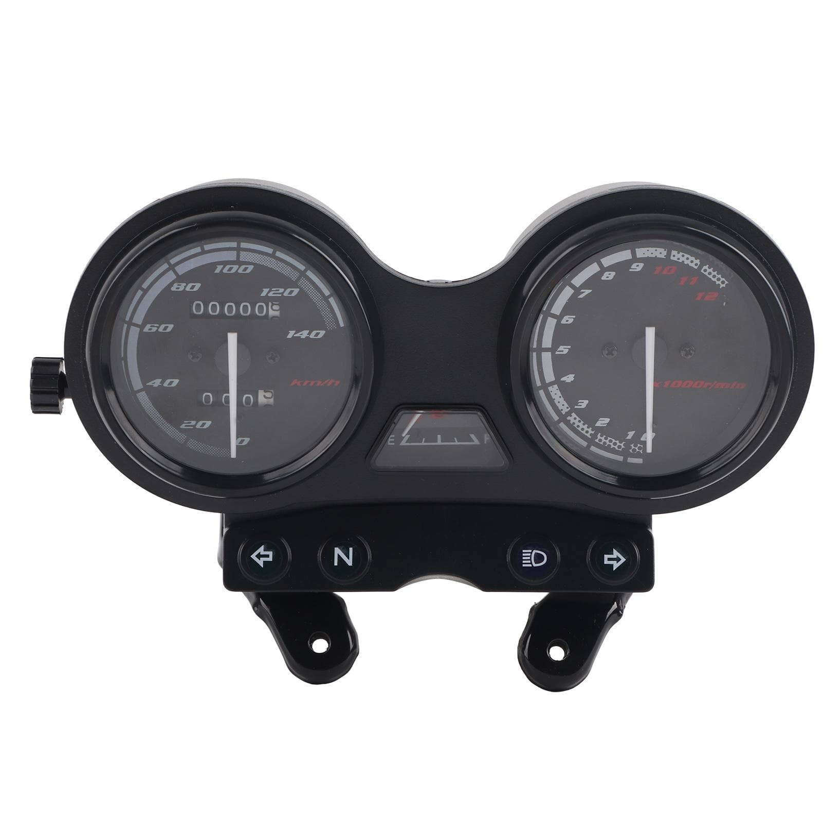 DC 12V Motorcycle Motorbike 12000RPM LCD Odometer Speedometer Fit for YBR 125