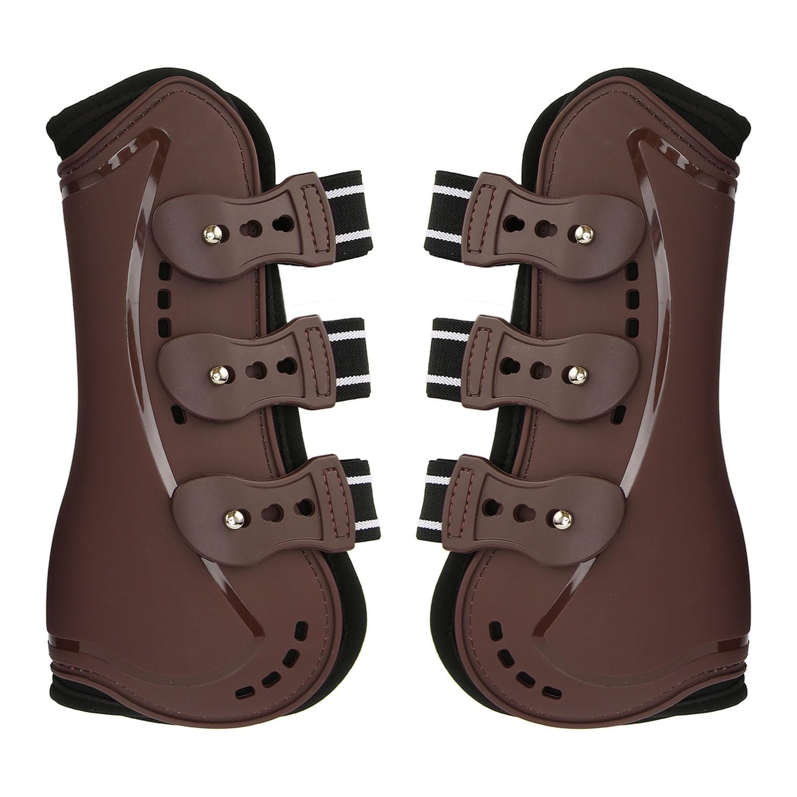 Horse Front Leg Boots Breathable Impact Resistant Prevent Slip Horse Leg Guard for Training Jumping L