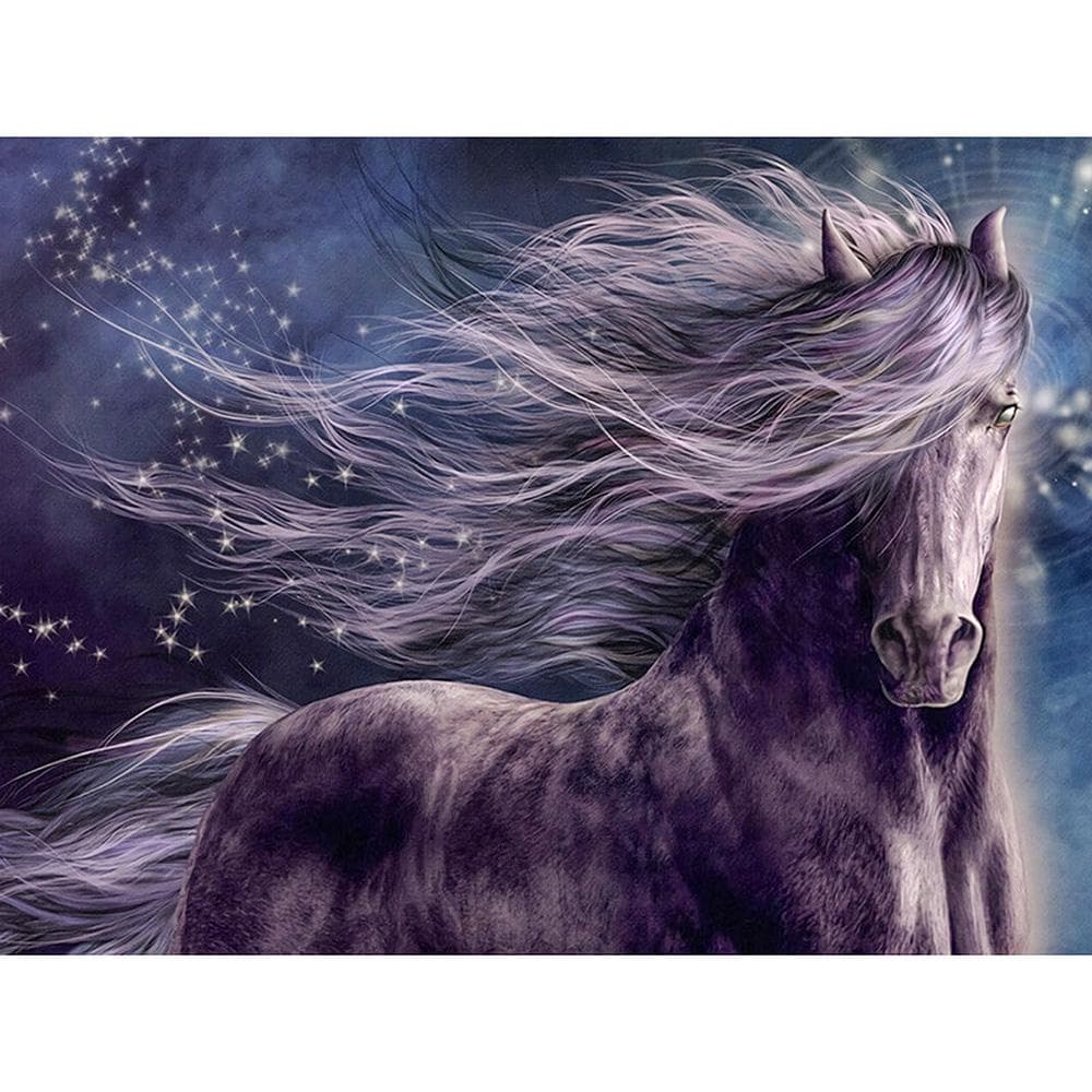 5D Diamond Painting horse Diamond Embroidery Cross Stitch Rhinestone Mosaic Painting 20X30CM