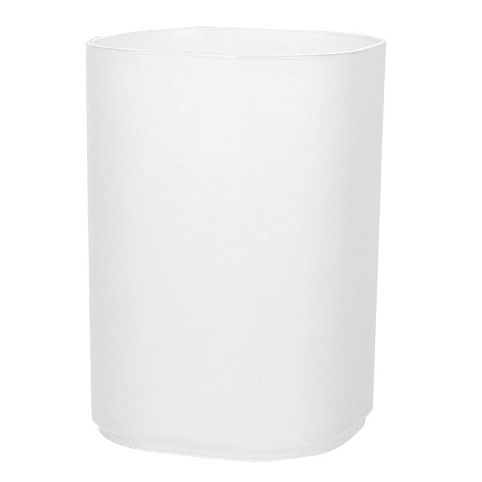 Pen Holder Transparent Frosted Finish Pencil Holder Space Saving Multifunctional Pen Holder Cup for white