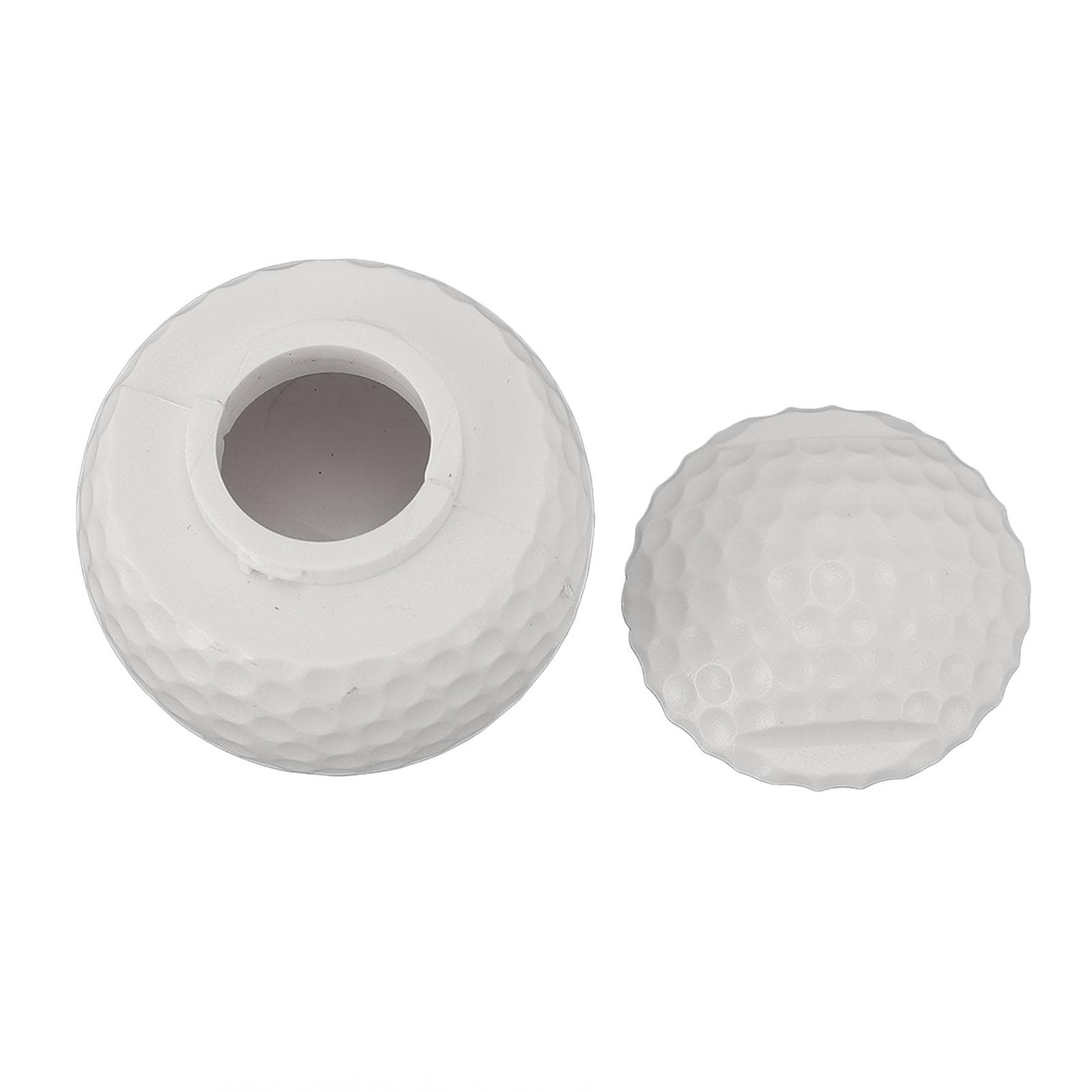 3 Pcs Ball Shot Glass White Plastic Funny Ball Shaped Cup for Outdoor Home Bar Party