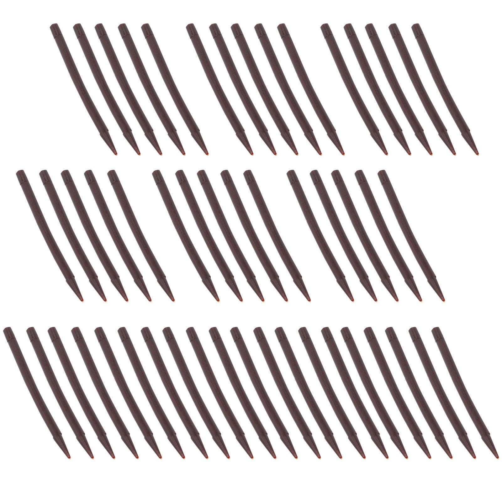 50Pcs 53mm Fishing Rig AntiTangle Rubber Sleeves Terminal Connect Hose Fishing Accessory