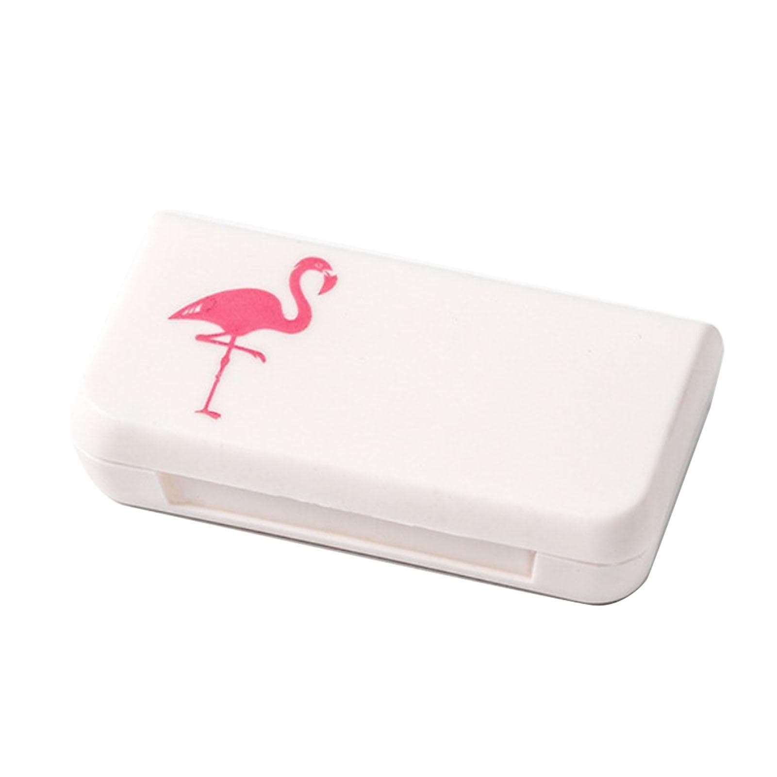 3 Compartments Portable Medicine Case Plastic Easy To Clean Sealed Small Vitamin Box for Pocket