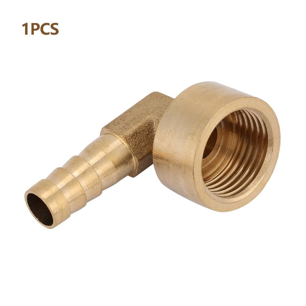 G12 Female Thread Brass Elbow Hose Barb Coupling Connector Joint Adapter Fitting 10mm