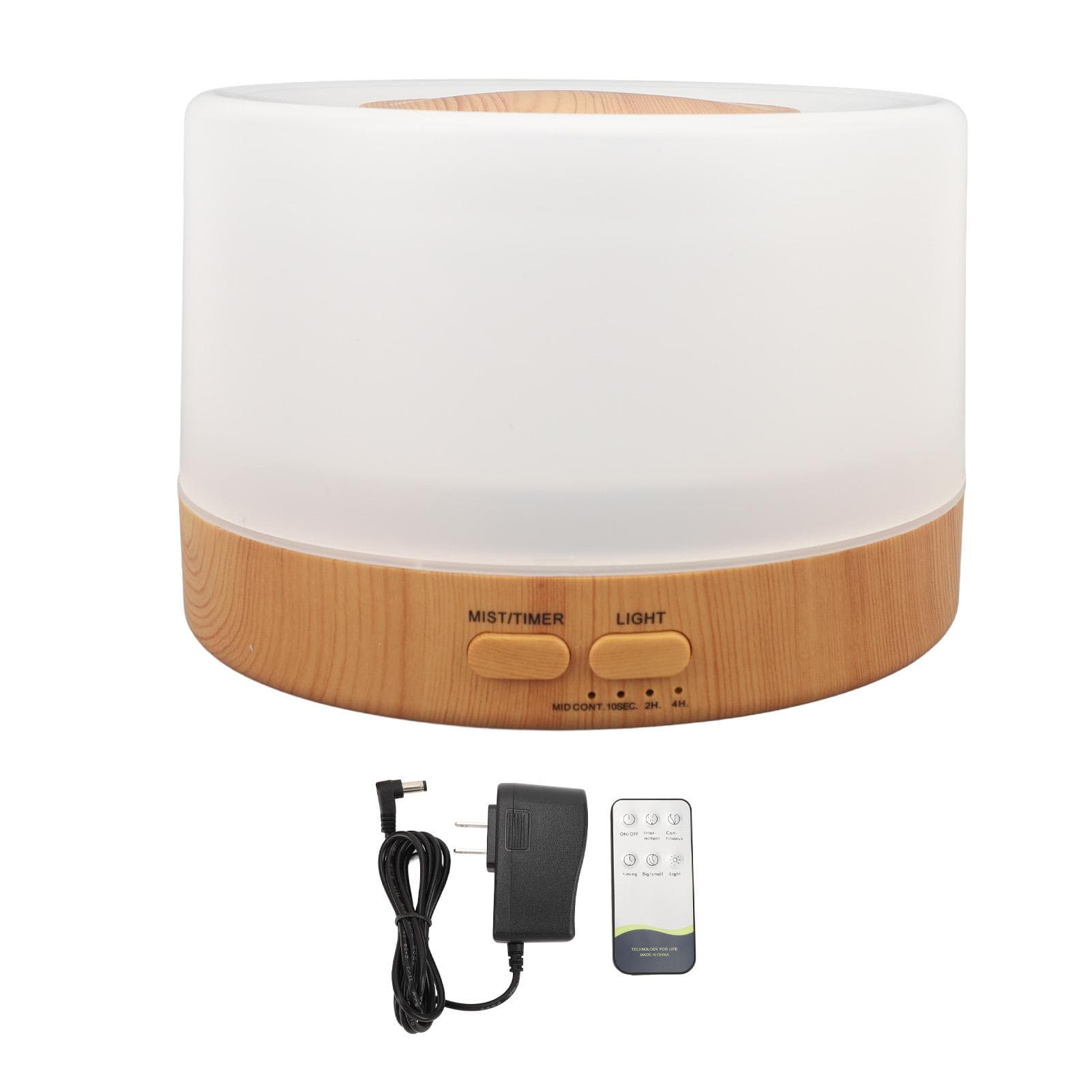 700ml Essential Oil Diffuser with Remote Control Aromatherapy Fragrant Oil Humidifier 2H 4H Timing