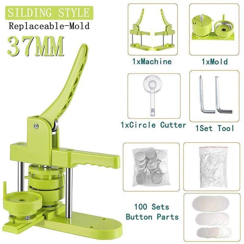 Icon Making Machine, Button Machines of Various Sizes, 37mm 37mm