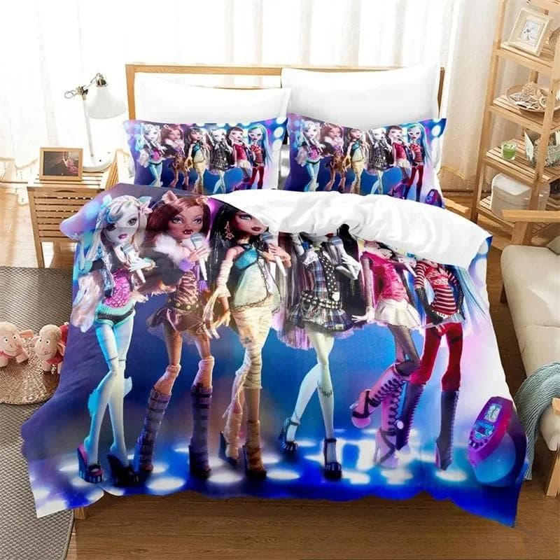 Personelity Monster Cartoon High Bedding Sets exquisite bed supplies set duvet cover bed comforter set luxury birthday gift 70x133cm 2pcs
