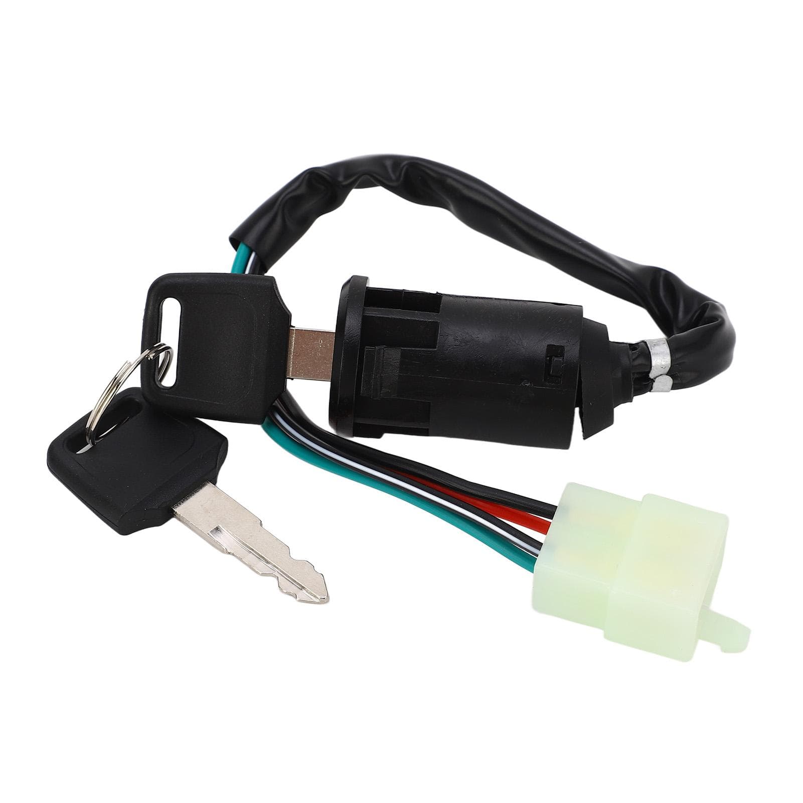 4 Pin Wire Ignition Key Switch Sensitive Durable Ignition System Switch with 2 Keys for Quad 4
