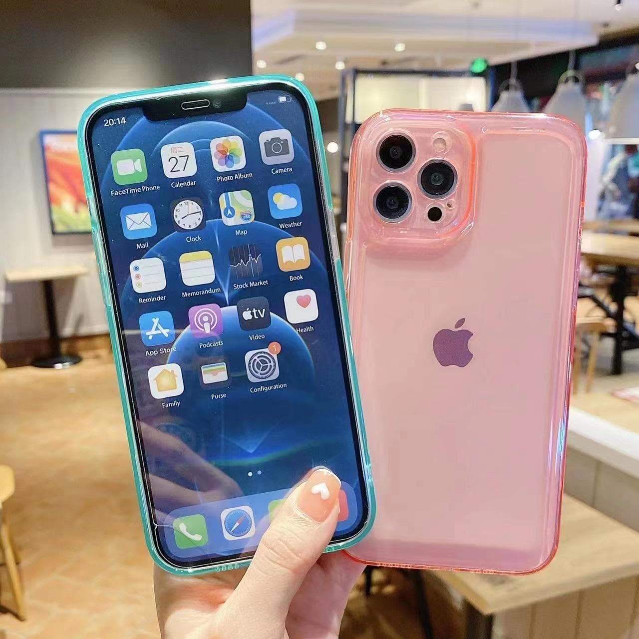 Space Shell Transparent Tpu Suitable for Apple 15plus Mobile Phone Case IPhone13promax Soft Shell Apple 11promax