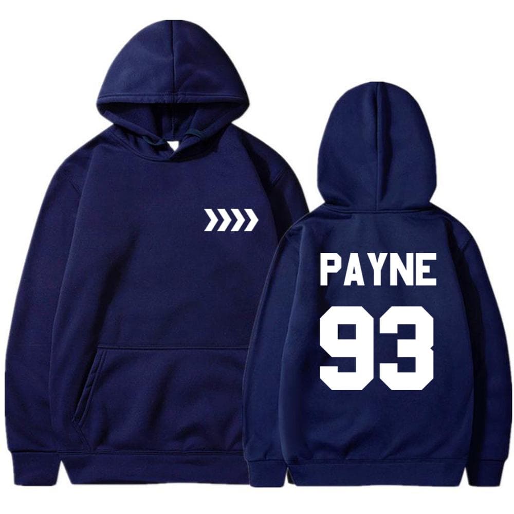 Liam Payne Tribute Hoodie Payne 93 Hoodies Unisex Graphic Hoodies in Memory of Liam Payne Hooded Sweatshirt Fans Gift Pullover M navy blue