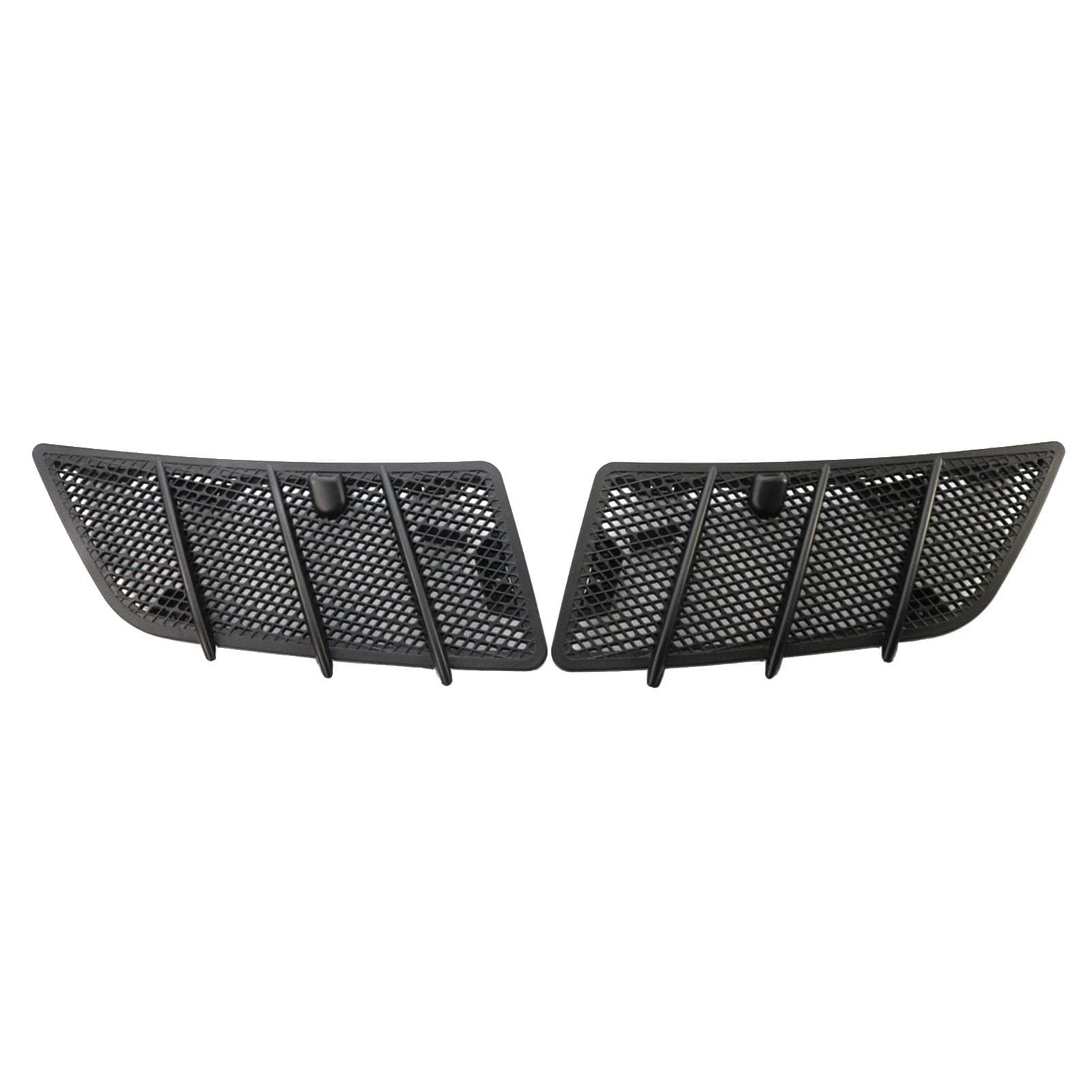 Left Right Hood Air Vent Covers Replacement for Mercedes 08-11 W164 ML350 ML450 ML550 ML63 AMG black