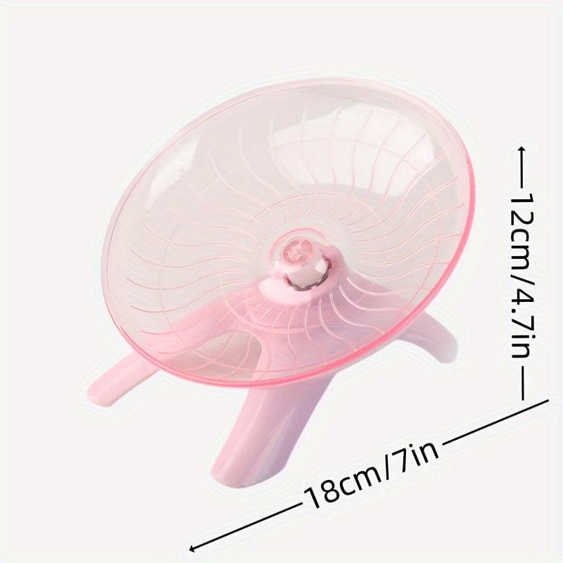 Small Pet Silent Running Practice Wheel Hamster Mouse Hedgehog Parrot Ideal Choice for Small Animals Quiet and Safe Choice pink