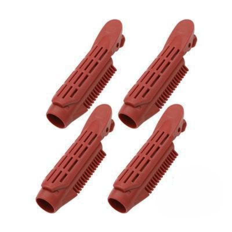 4pcs/set Hair Curler Clips Volumizing Hair Root Clips No Damage Hair Curler Hair Styler DIY Tool Salon hair styling tools orange