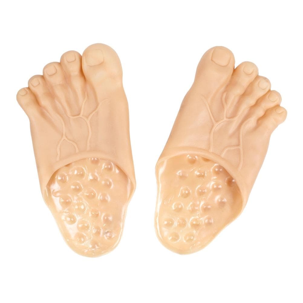 Simulation Big Toe Slippers Funny Toe Slippers Five Finger Toe Shoes for Halloween Parties and