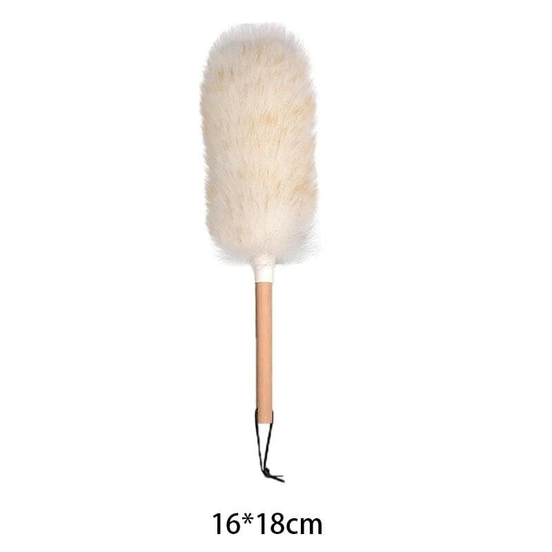 Wool Duster Household Cleaning Dust Duster Brush Car Cleaning Sweeping Dust Home Daily Use Cleaning Houseware Tools