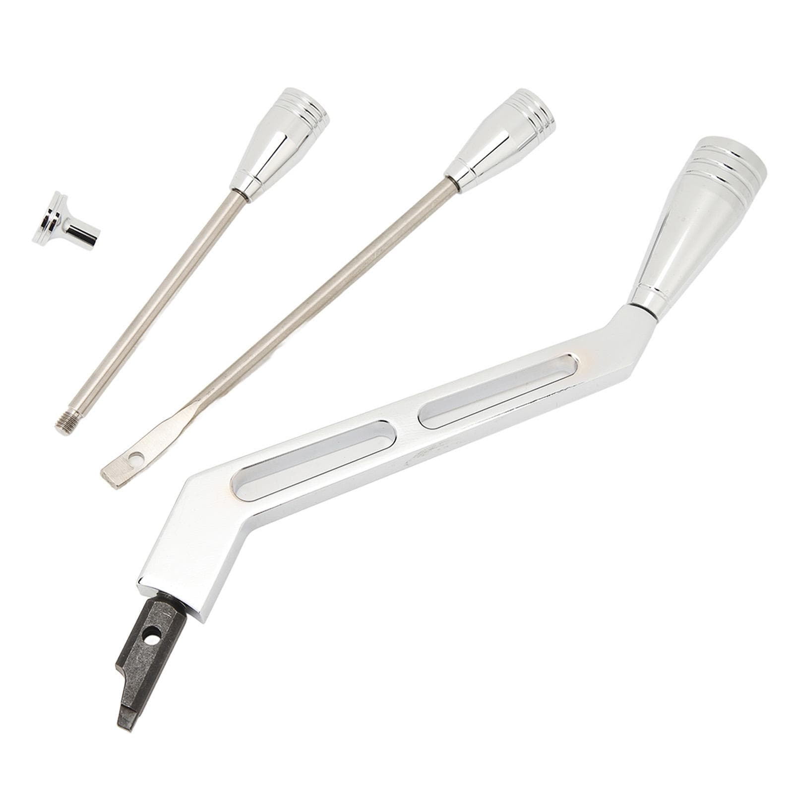 Shifter Lever Turn Signal Hazard Tilt Kit Polished Billet Stainless Steel High Strength for Cars