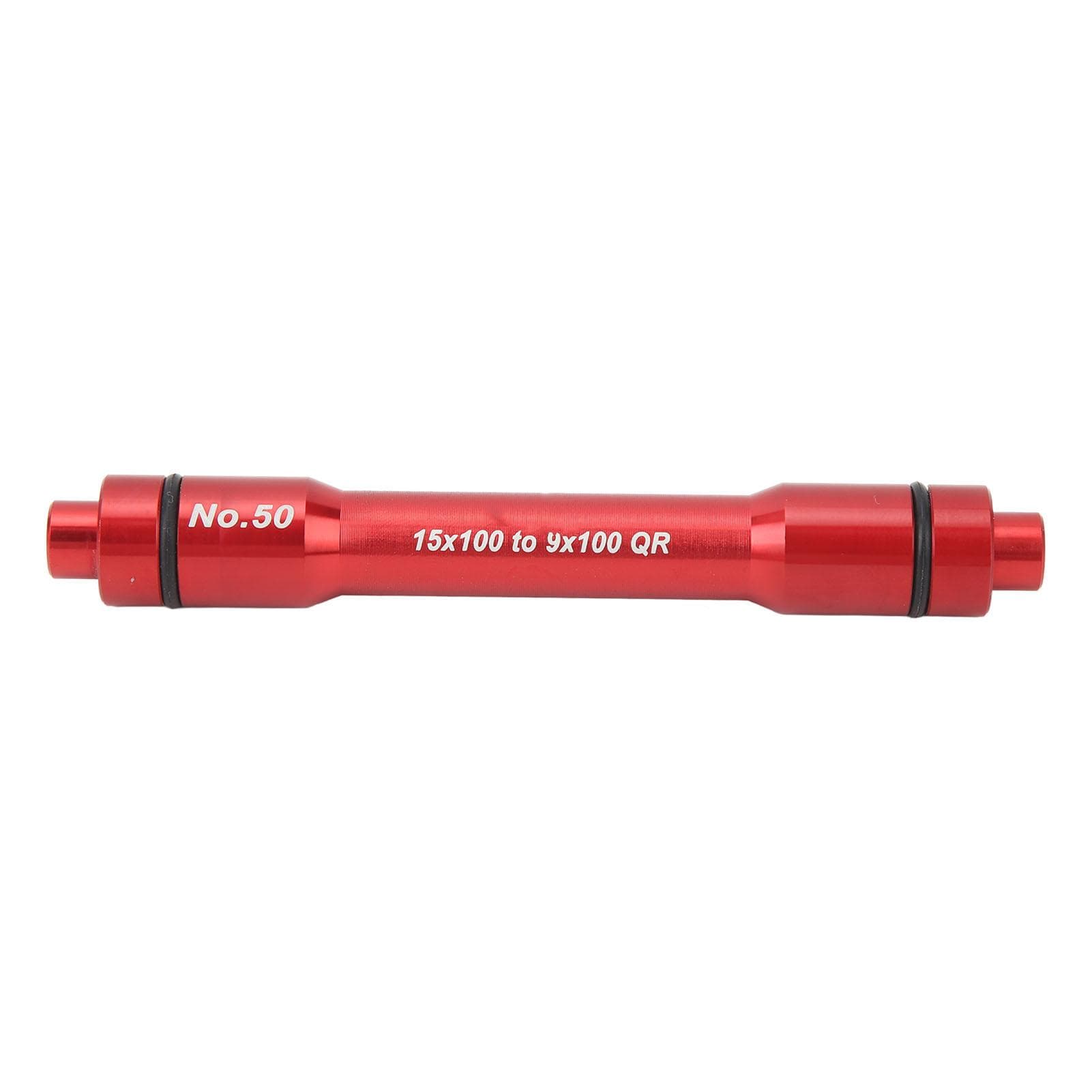 Thru Axle Hub 15x100mm to 9x100mm Aluminum Alloy Compact Bike Hitch Thru Axle Adapter Red