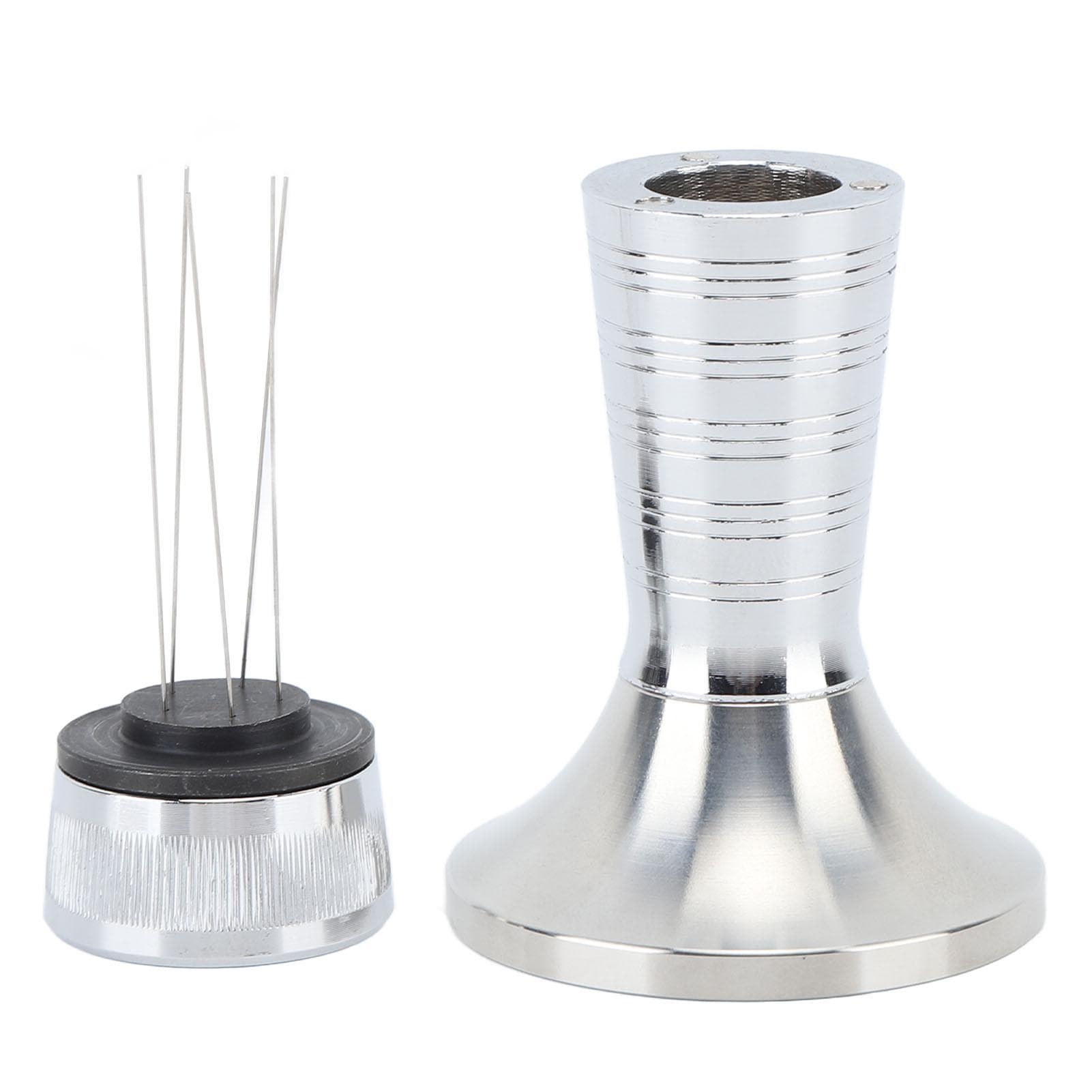 Coffee Tamper Coffee Power Press Distributor Hammer Curved Base for Home Kitchen 58mm / 2.28in 58MM