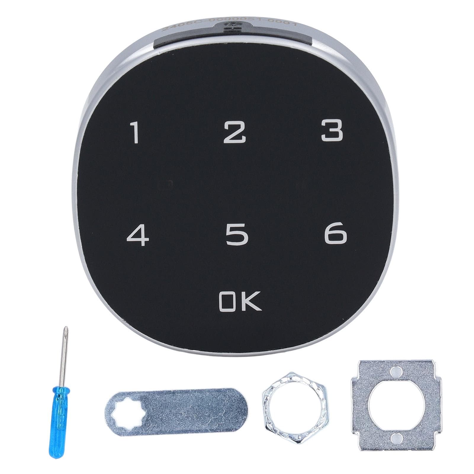 Electronic Password Lock Zinc Alloy Combination Lock Kit for Message Box Storage Locker Closet L30