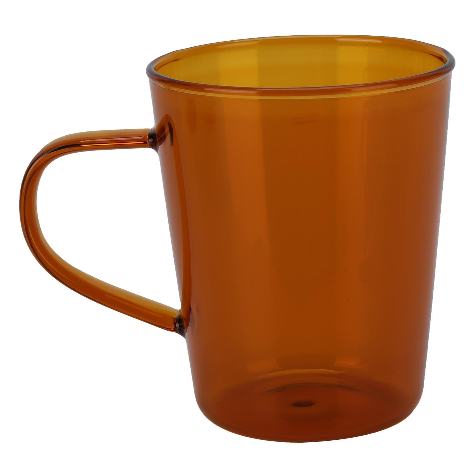 380ml Milk Cup High Borosilicate Glass Thermal Easy to Clean Glass Mug for Kitchens Hotels Coffee brown