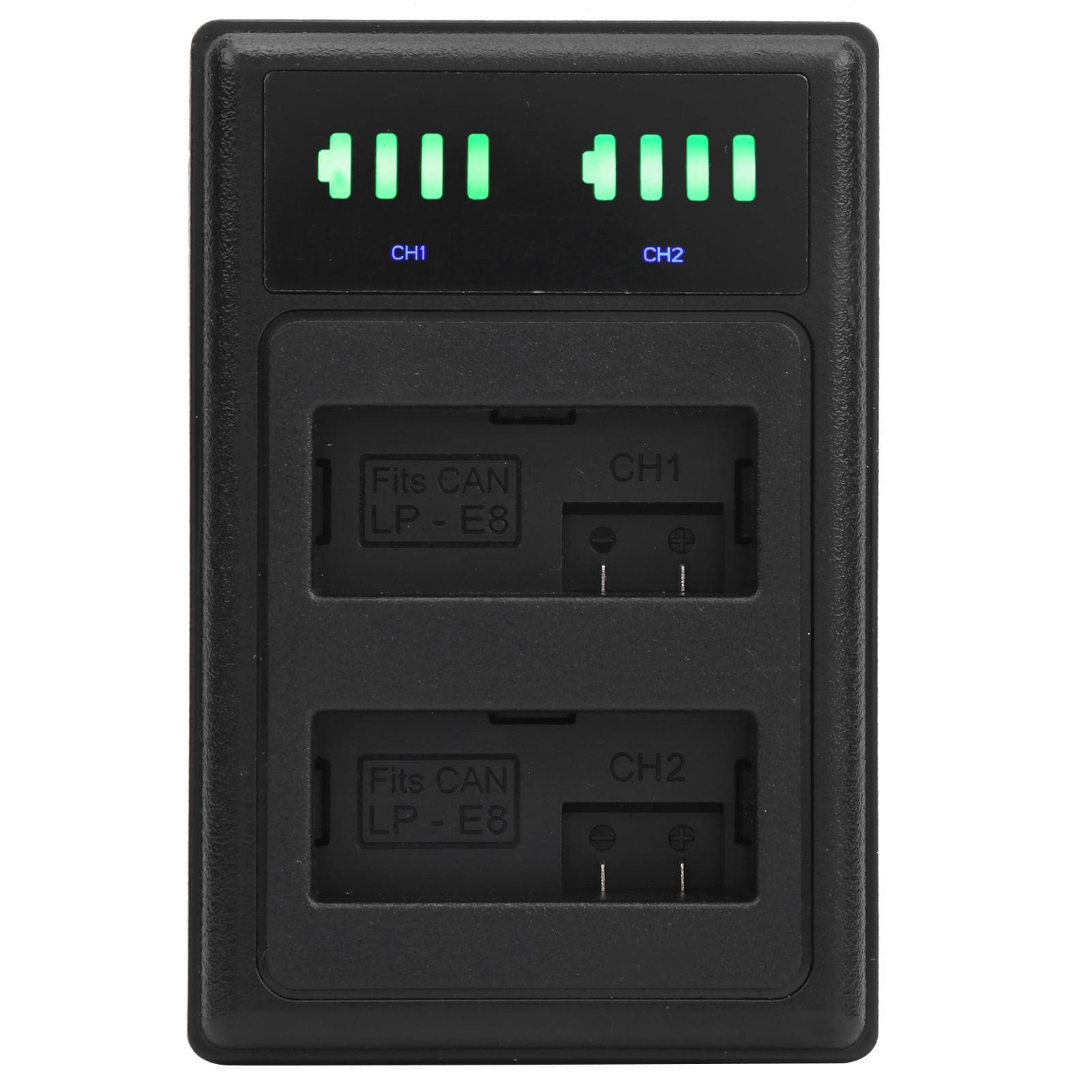 Double Charging Station Fast Charger Micro TypeC LCD Display for LPE8 Camera Battery