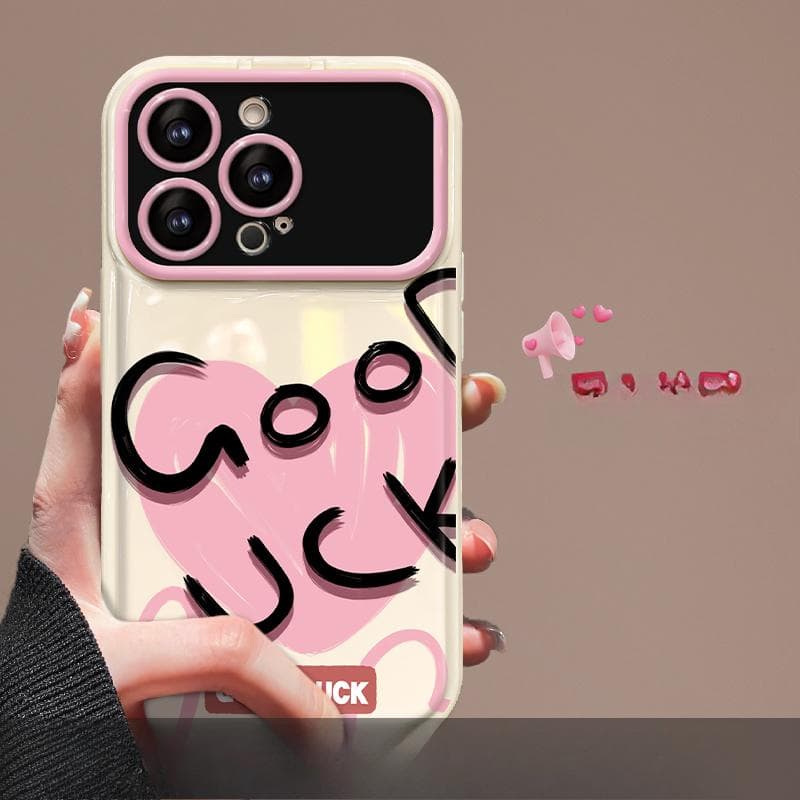 Applicable To Apple 15 Mobile Phone Case IPhone13/14promax English Love Lanyard 12/11 Flip Mirror Xr iPhone 6s Plus