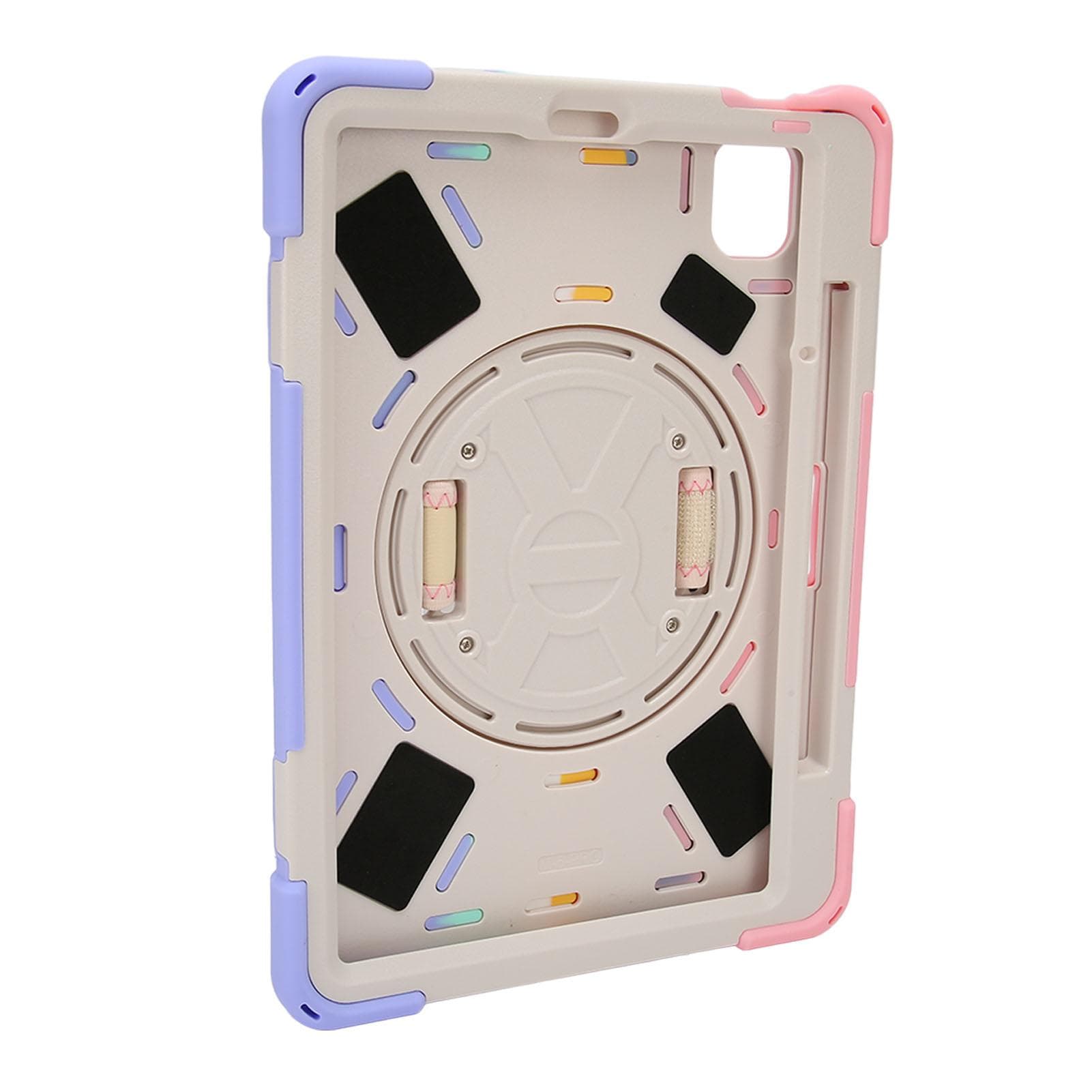 Tablet Case Multifunction Stylish Shockproof Multi Angle Viewing Tablet Protective Cover for Xiaomi pink