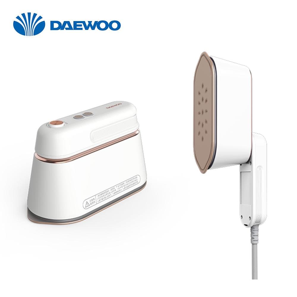 DAEWOO HI-029 Steamer Iron Mini Generator Travel Household Electric Garment Cleaner Hanging Wet white