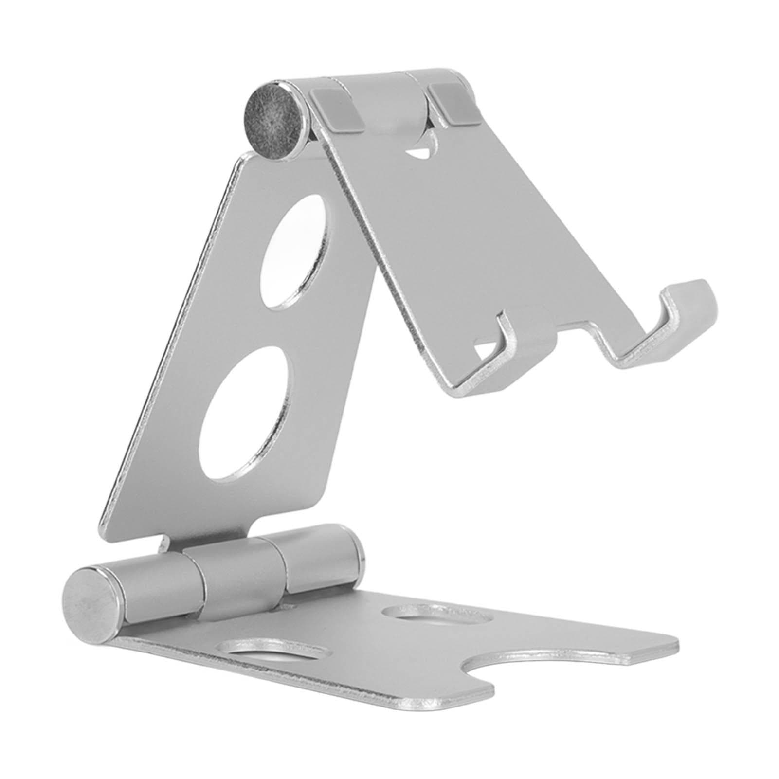 Aluminum Alloy Desk Cell Phone and Tablet Holder Multi Angle Adjustment Cell Phone Stand for Live