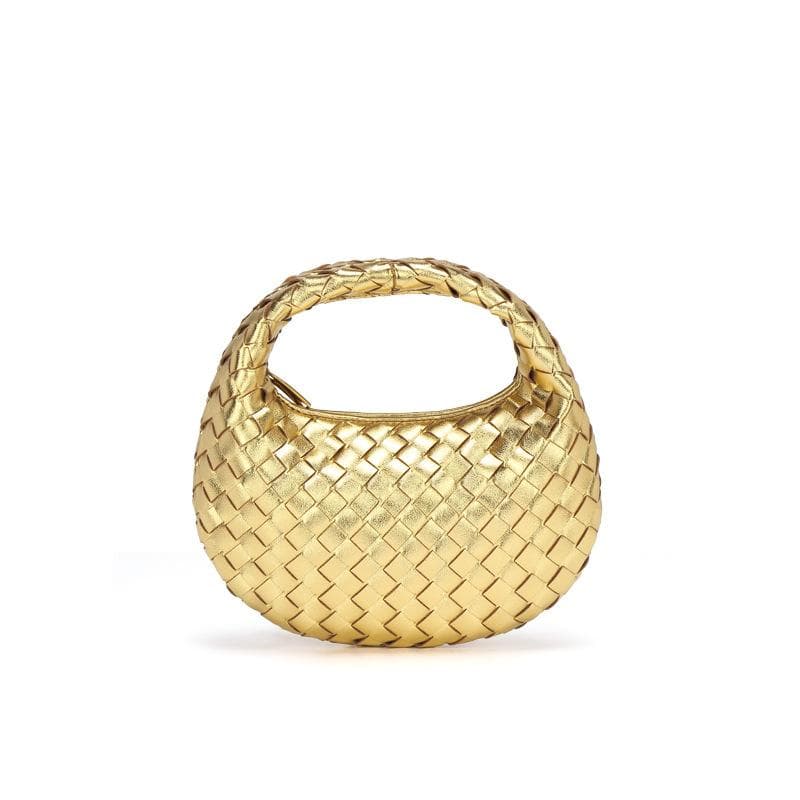 Hand-carried Woven Bag, Trendy Chain, Single-shoulder Crossbody Bag, Fresh and Versatile Handbag