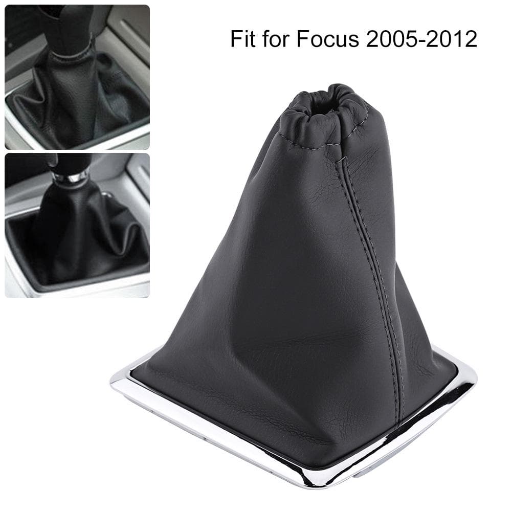 Car Gear Shift Stick Gaiter Boot PU Leather Dust Cover Replacement for Ford Focus 20052012