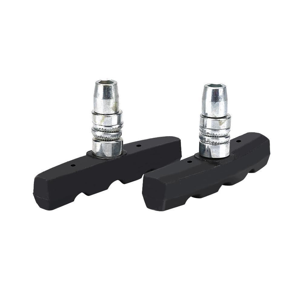 1 Pair of Bicycle Cycling Mountain Bike Brake Pads Rubber Blocks Holder Useful Accessories