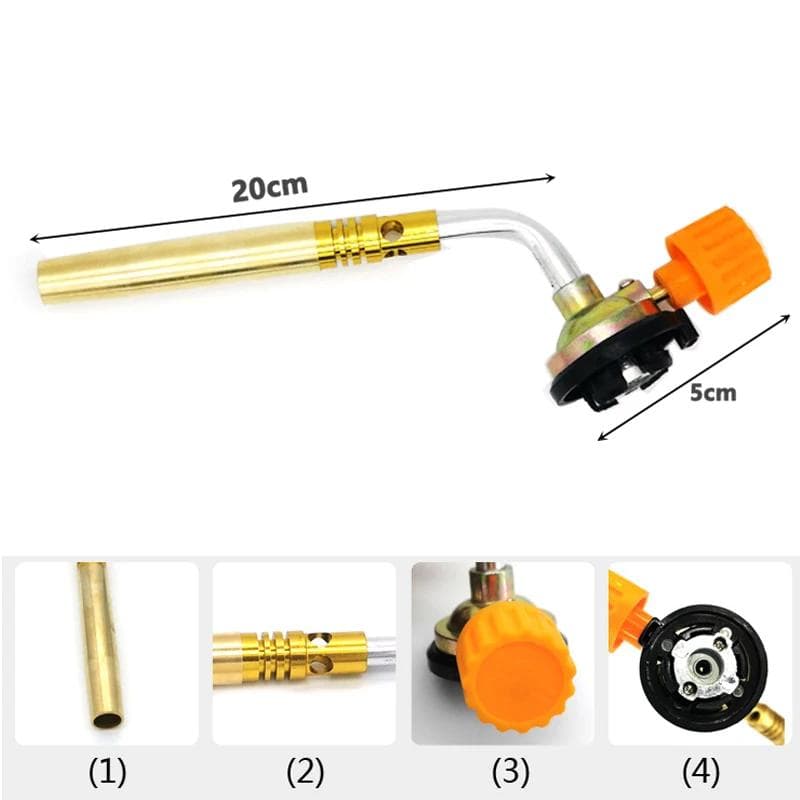 Gas Burner Welding Torch Portable Gas Torch Blowtorch Copper High Temperature Brass Mapp Gas Torch Brazing Solder Welding Plumb
