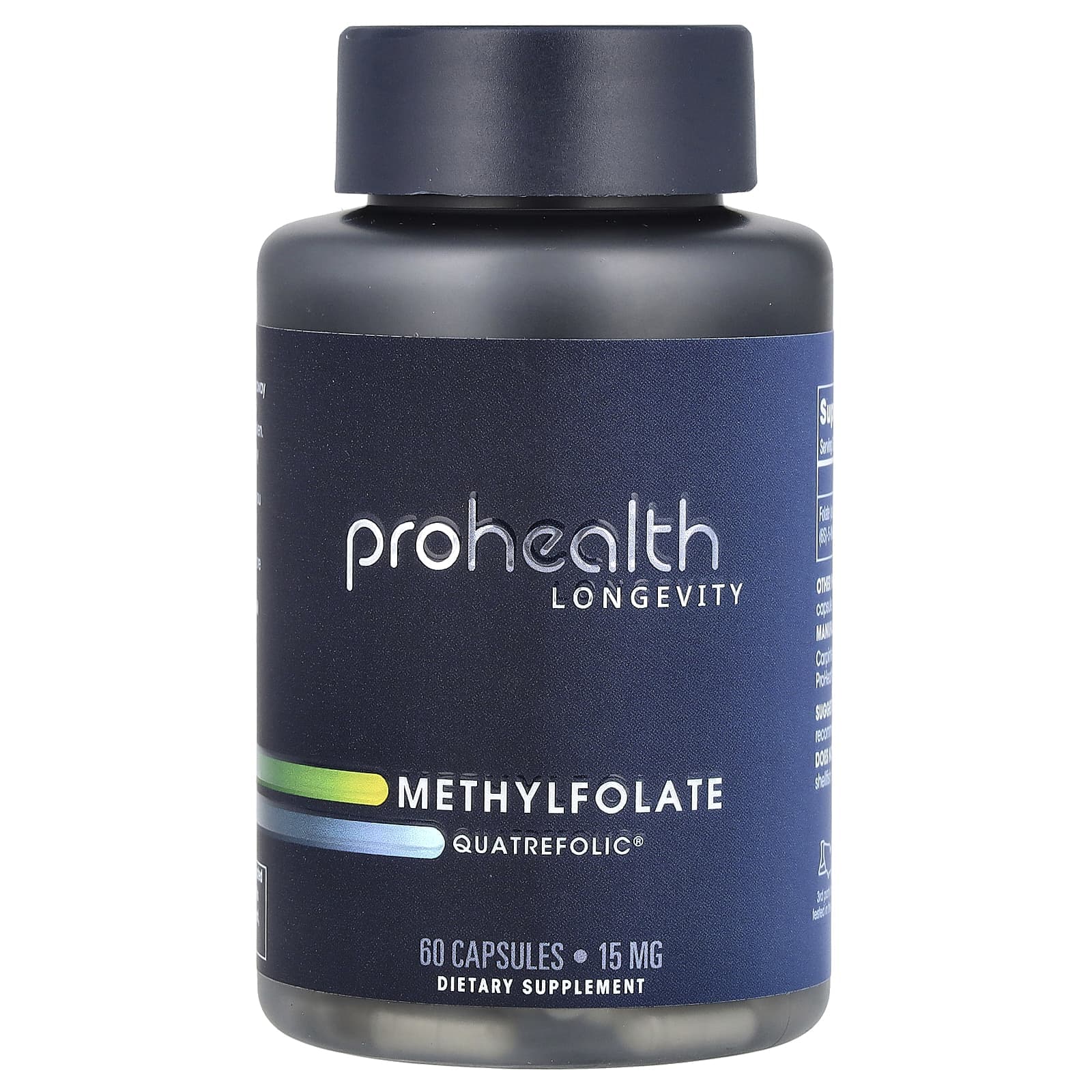 ProHealth Longevity, Methyl Folic Acid, Quatrefolic®, 15 mg, 60 Capsules