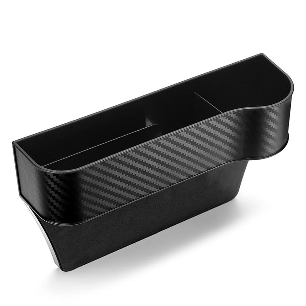 Car Seat Organizer Multifunctional Car Front Seat Storage Box, Universal Fit for Cars, SUVs and For Passenger Side black