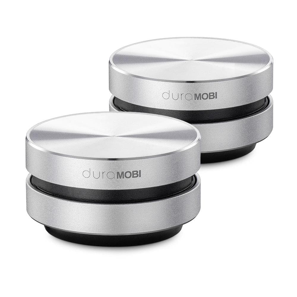 duraMOBI Bone Conduction TWS Stereo Wireless Speaker Portable and Compact Mini Sound Box with silver