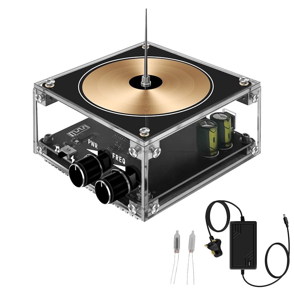 BT Version Multifunctional Electronics Mobilephone Tesla Coil Module Artificial Lightnings Electric UK Plug multicolour