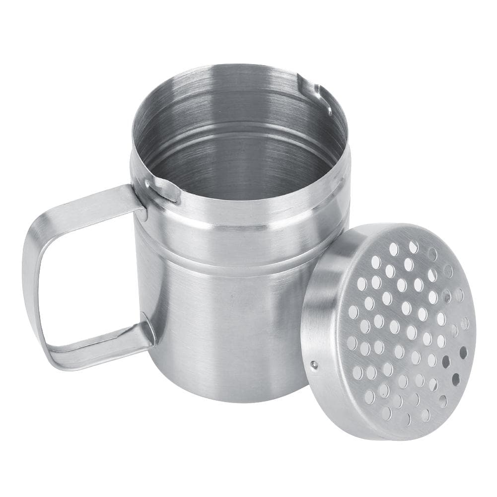 Household Kitchen Stainless Steel Seasoning Jar Spices Pepper Salt Condiment Bottle