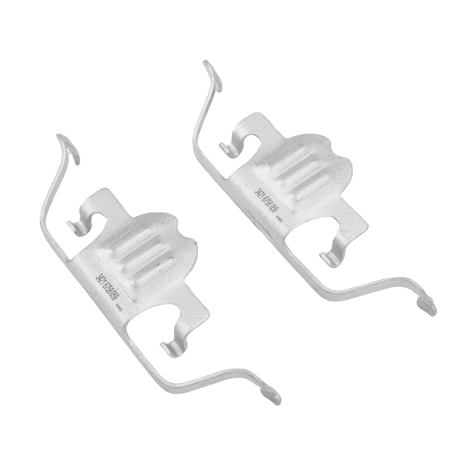 Pair of Rear Disc Brake Pad Retaining Clip 34216758059 Brake Anti Rattle Spring Clip Replacement